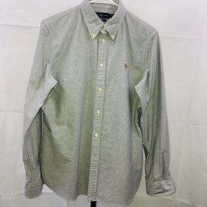 Gray Ralph Lauren Womens Custom Fit  Polo Shirt